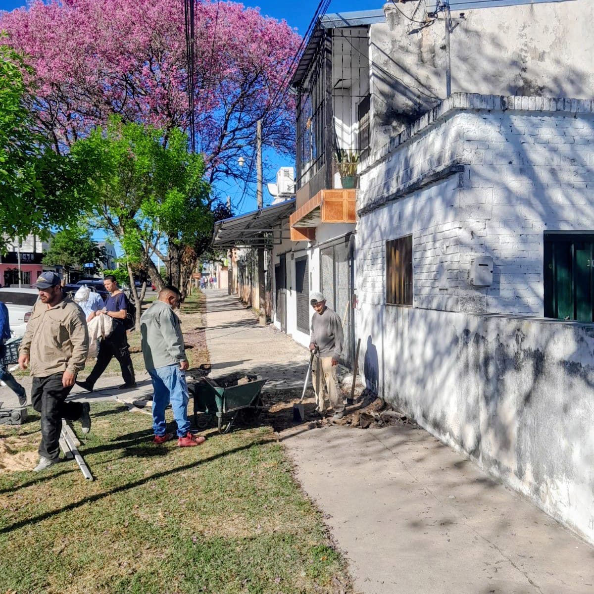Avanza la renovación de veredas en Santa Elena